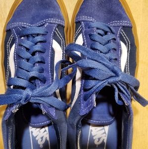 Womens Suade/Canvas Vans sneakers size 8